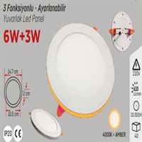 6W.S.A.YUVARLAK 3 FONK. 4000K 1